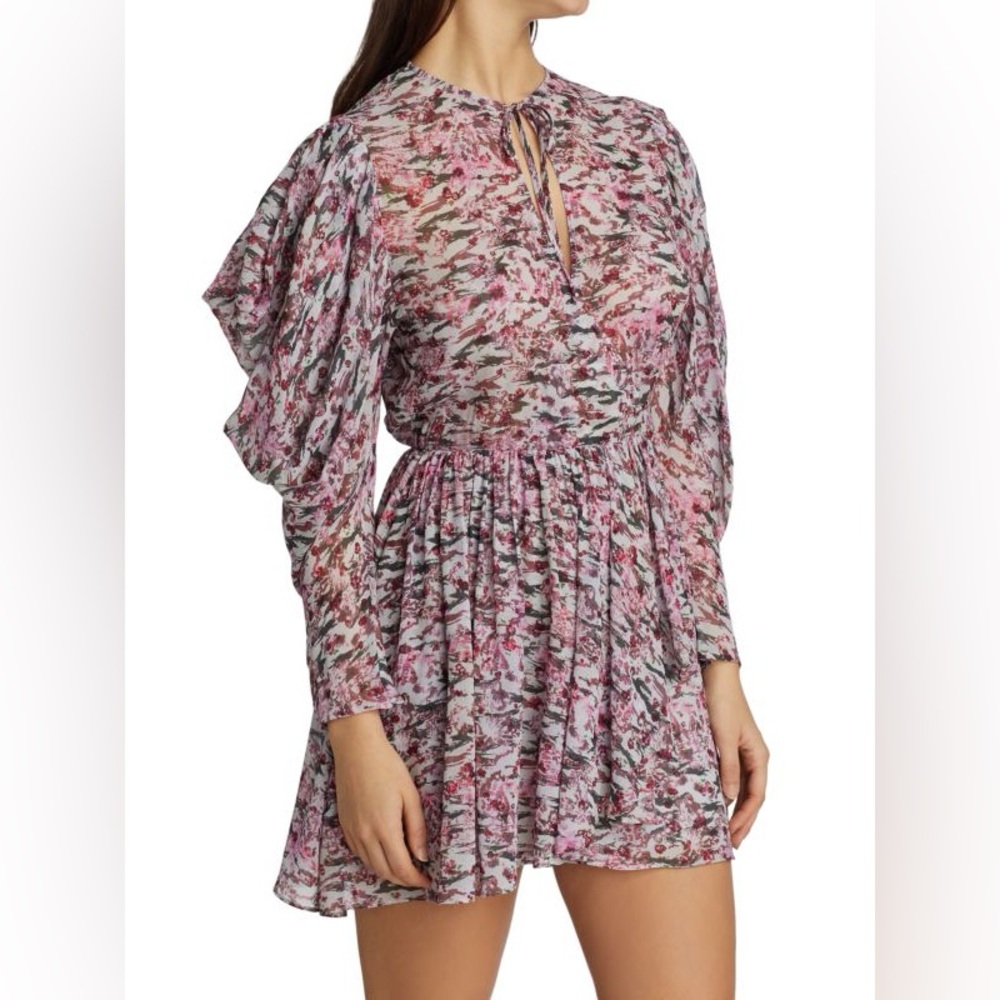IRO
Okoo Printed Keyhole Mini Dress sz 34 $495